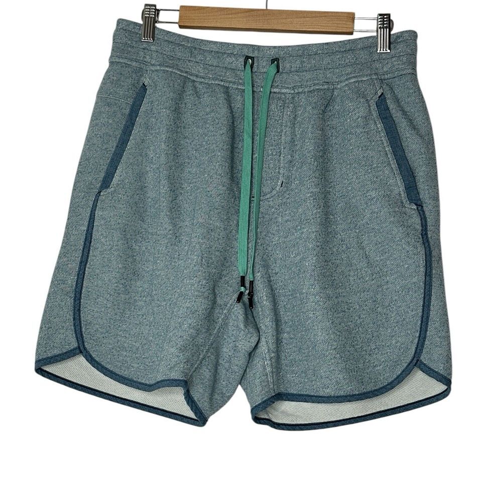 Lululemon Sundown Shorts Mens Large Blue 6" Athleisure Workout Gym Outdoor
